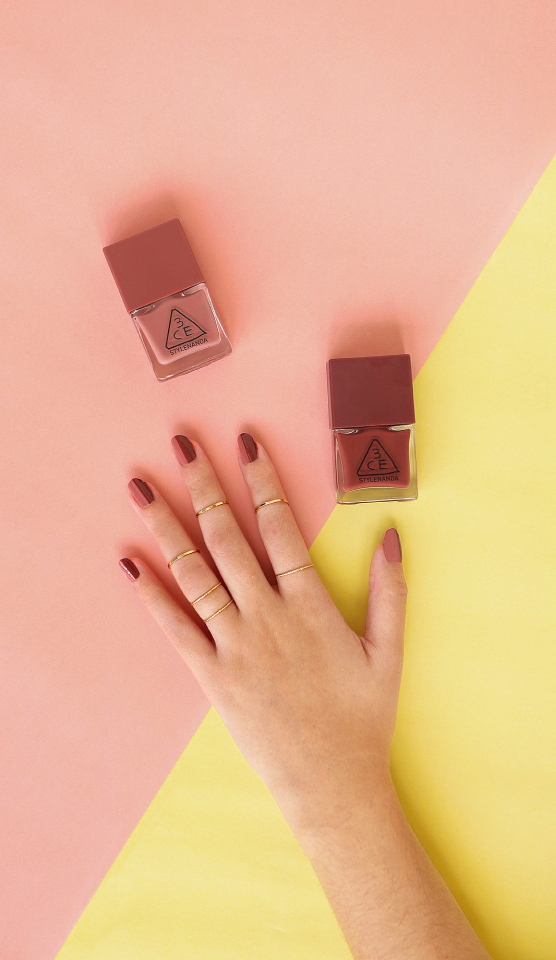 3 CONCEPT EYES – Mood Recipe Long Lasting Nail Lacquer Review (#RD07 & #PK23)
