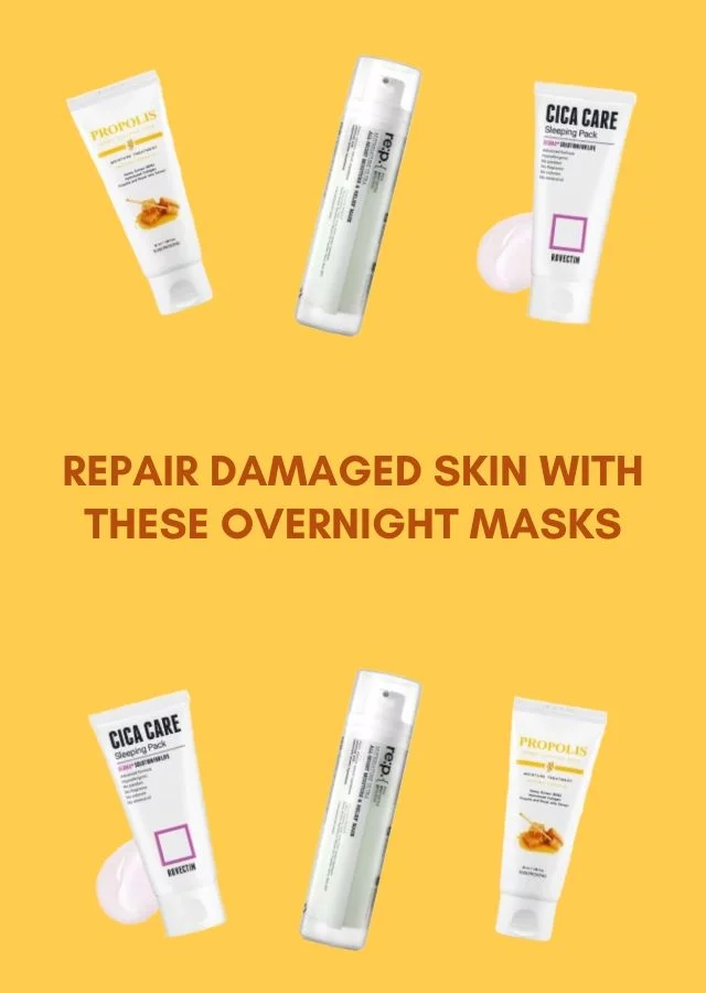 Repair Damaged Skin with these Overnight Masks