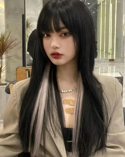 1 Ashta - Tóc giả dài đầy đủ - Gradient thẳng