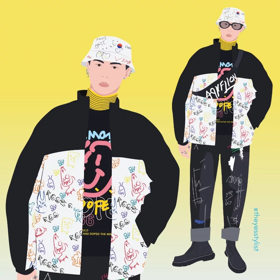 Hình minh họa chính về tệp phong cách GDragon của BigBang