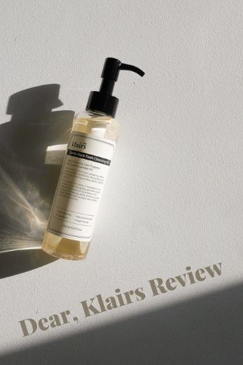 Clean and Rebalanced Skin with Dear, Klairs’s Gentle Black Fresh Cleansing Oil