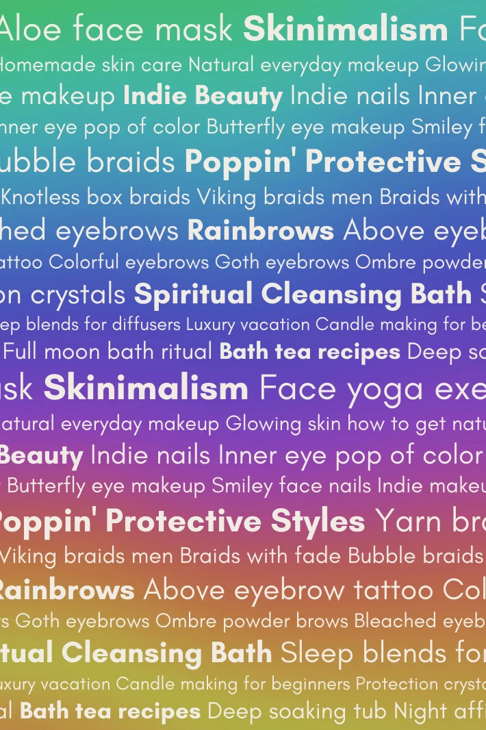 Pinterest Predicts Beauty Trends for 2021