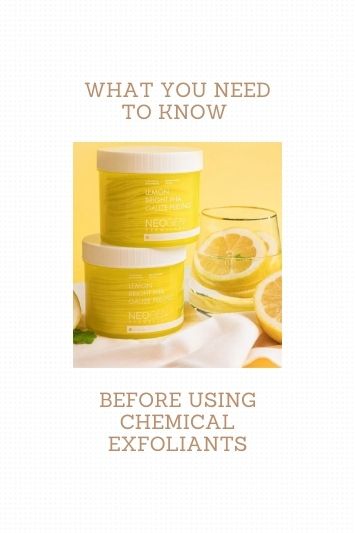 What You Need to Know Before Using Chemical Exfoliants