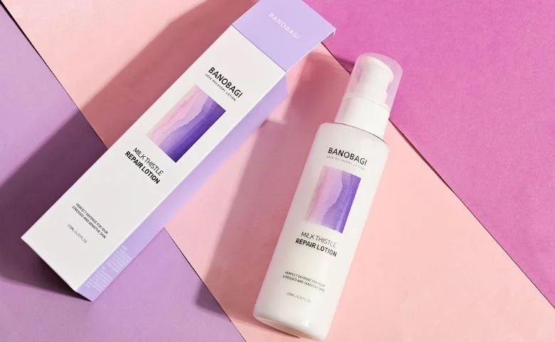 First Time Trying BANOBAGI’s Milk Thistle Repair Lotion