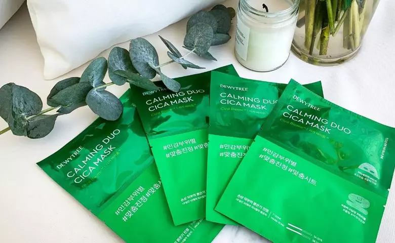 Stay Cool with DEWYTREE’s Calming Duo Cica Mask Set