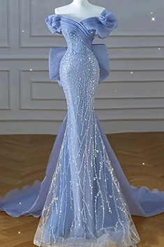 open lace back dress Andrea & Leo A1232 Long Mermaid Formal Prom Dress main image 0