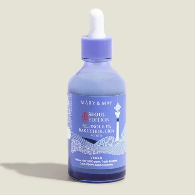 Mary&May - Retinol 0.1% Bakuchiol Cica Serum Seoul Edition