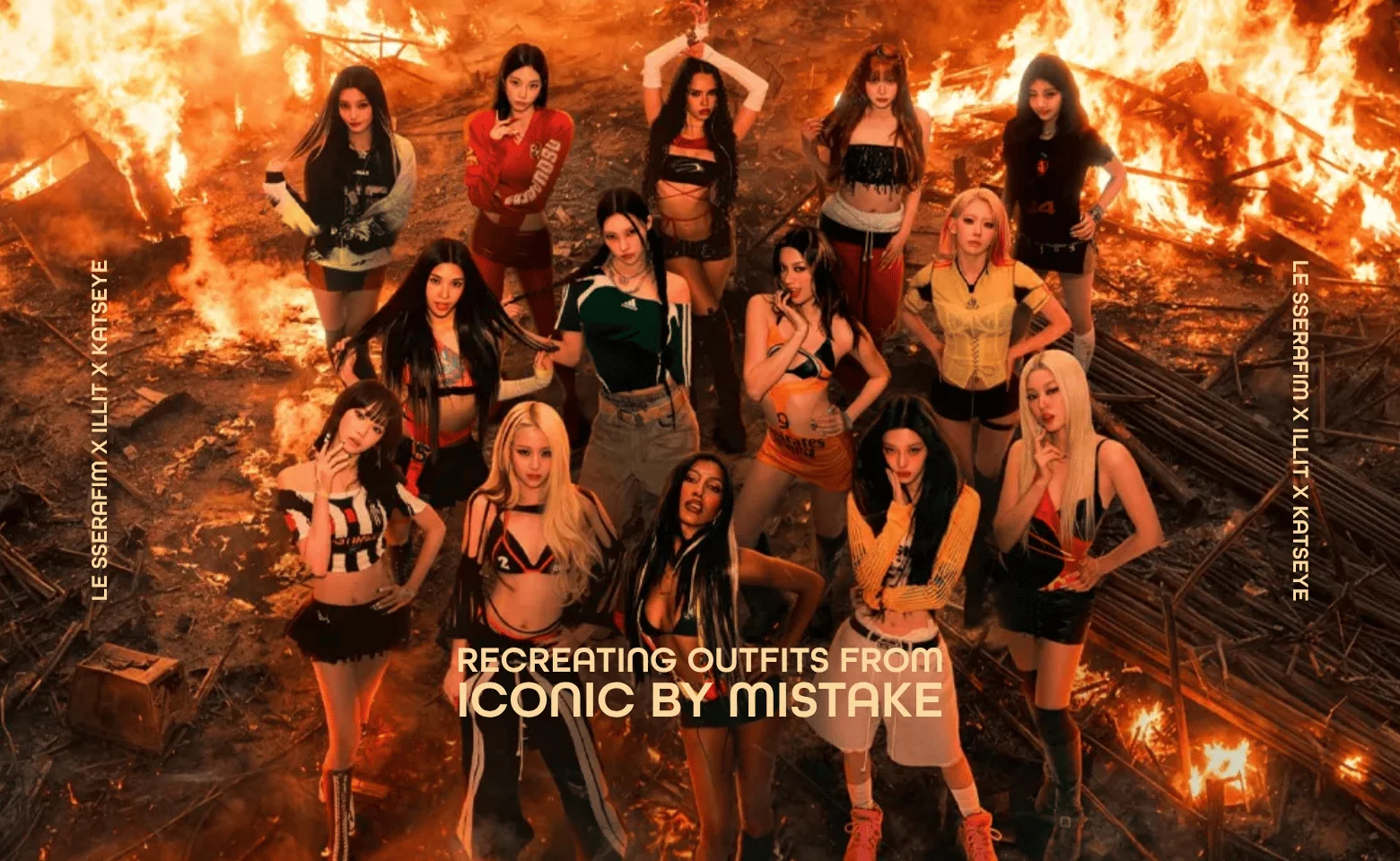 Recreating Outfits from the “ICONIC BY MISTAKE” MV by HYBE’s Girl Groups